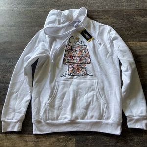 embroidered peanuts sweatshirt